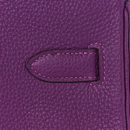 Hermes Togo Birkin 30 Anemone 9 of 35