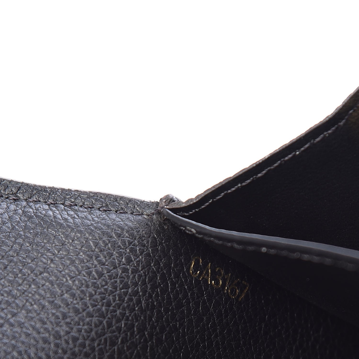 Louis Vuitton Calfskin Double V Wallet Black 7 of 9