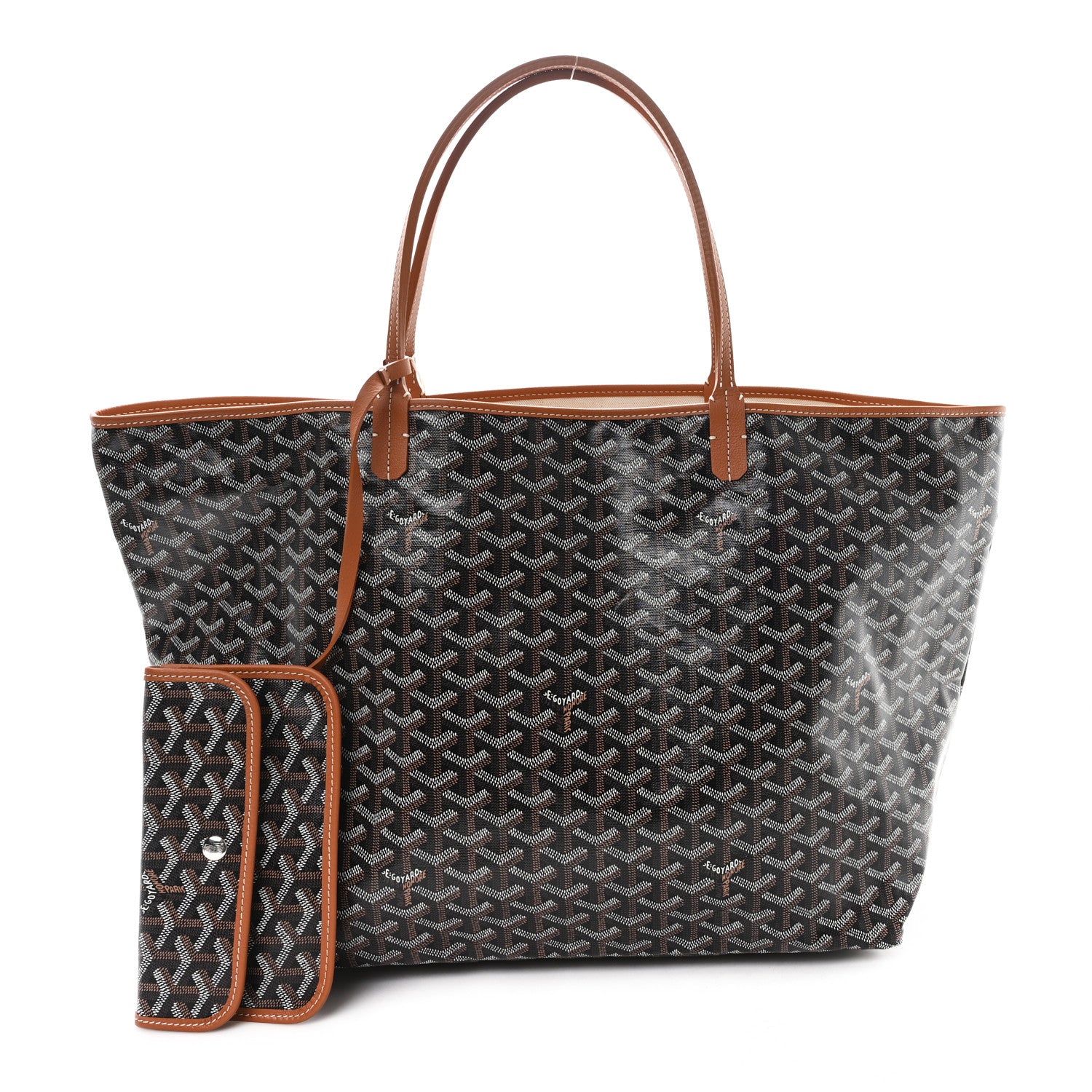 Goyard Goyardine Saint Louis GM Black Gold 2 of 10