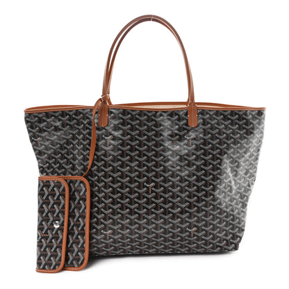 Goyard Goyardine Saint Louis GM Black Gold 2 of 10