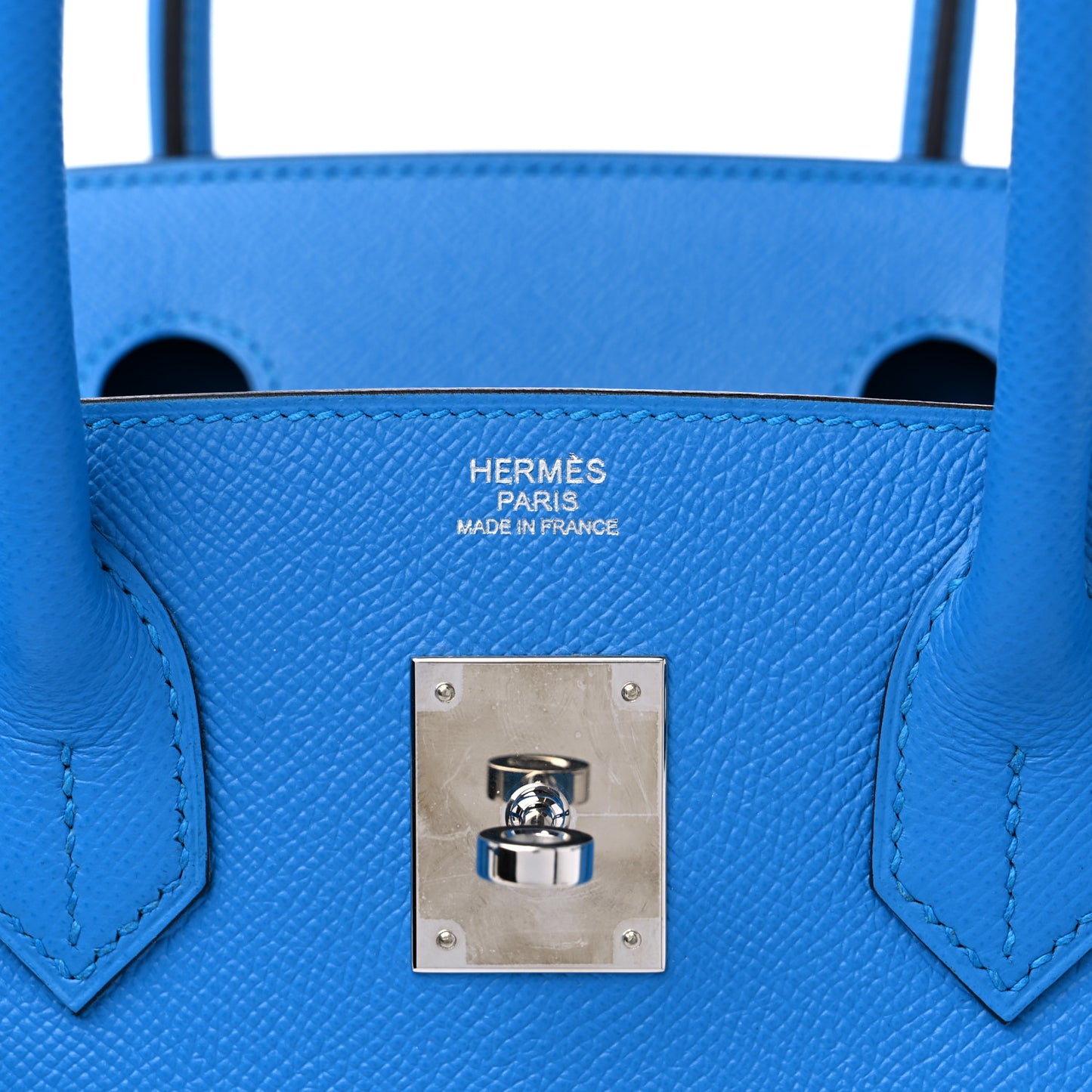 Epsom Birkin 30 Bleu Zanzibar