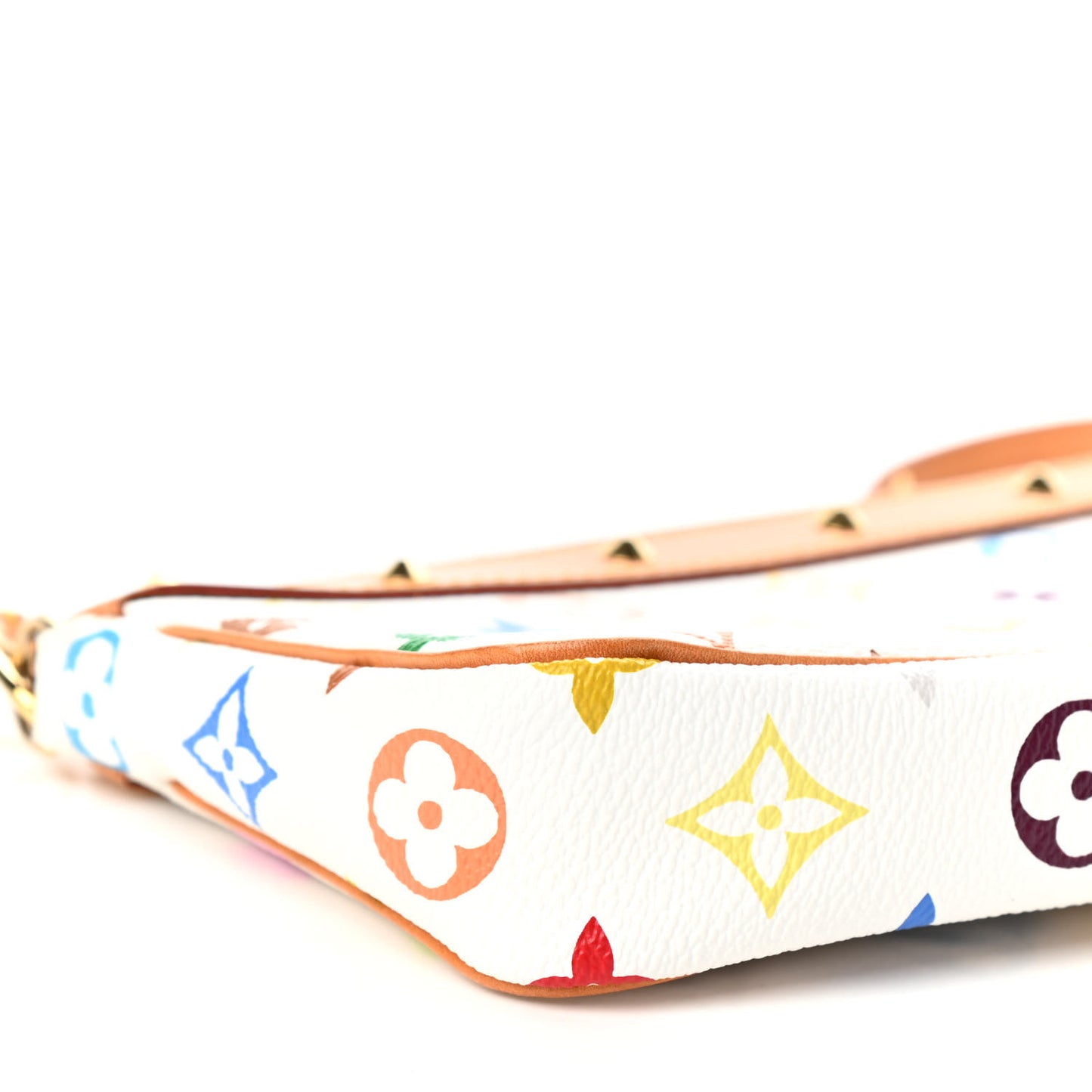 Monogram Multicolor Pochette Accessories White