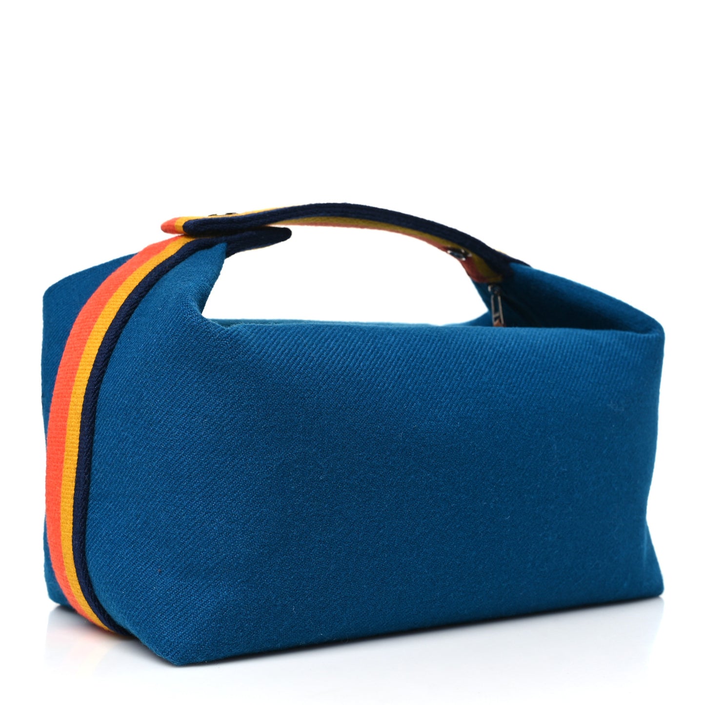 Wool Rocabar Large Bride-A-Brac Pouch Bleu Paon