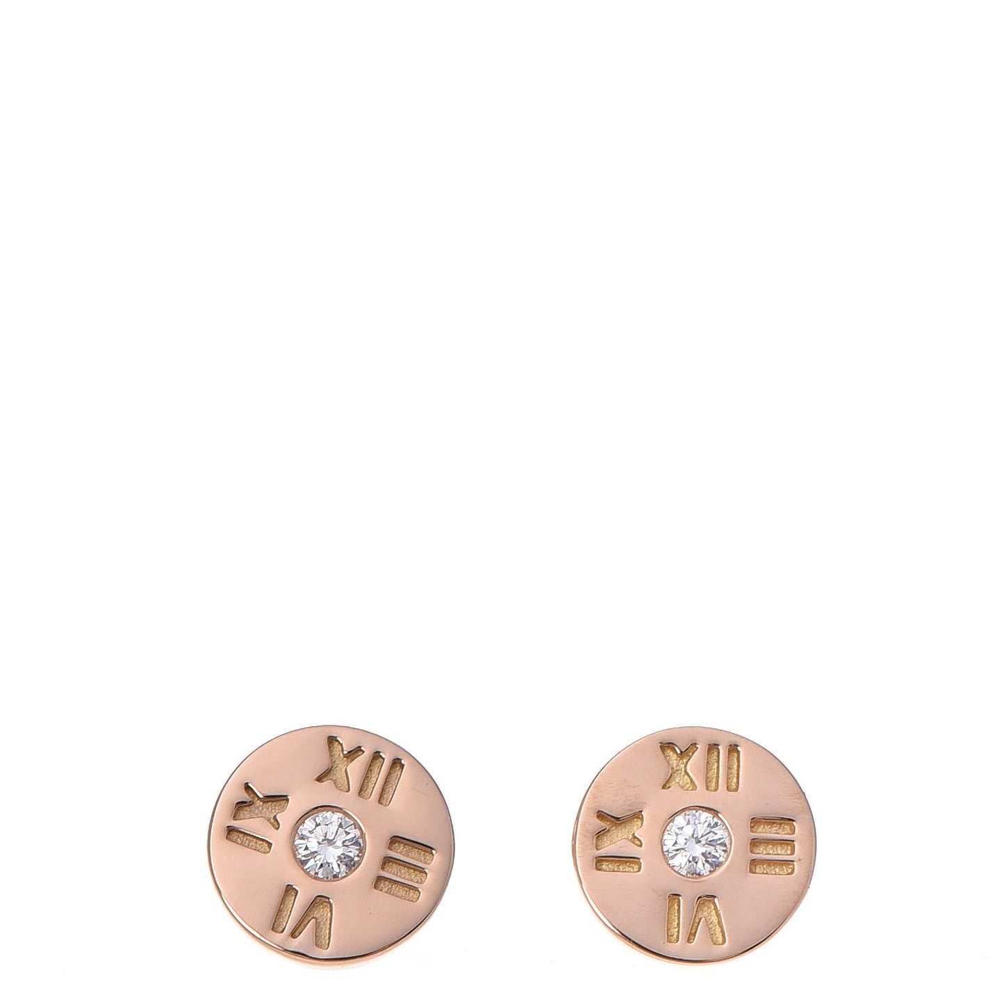 18K Yellow Gold Diamond Mini Atlas Earrings