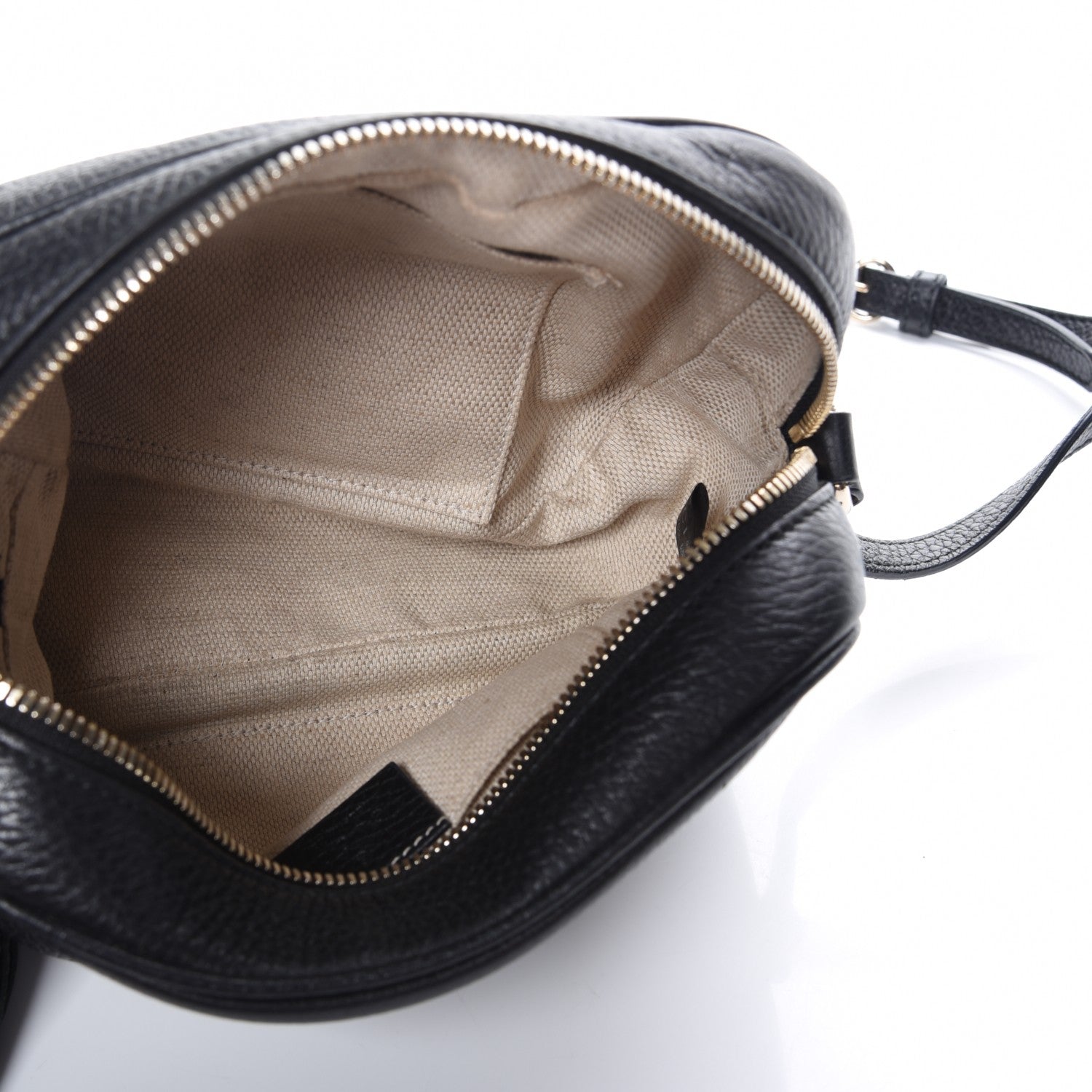Gucci Pebbled Calfskin Small Soho Disco Bag Black 5 of 7