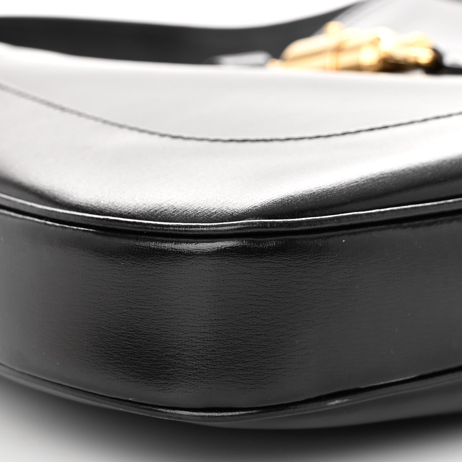 Gucci Boarded Dyana Lux Calfskin Small Jackie 1961 Hobo Black 8 of 10