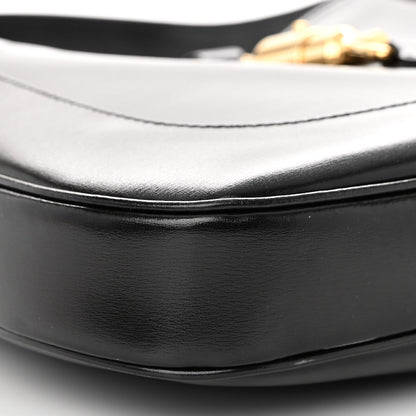 Gucci Boarded Dyana Lux Calfskin Small Jackie 1961 Hobo Black 8 of 10