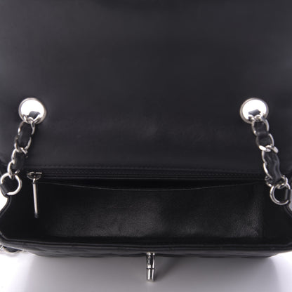 Chanel Lambskin Quilted Mini Rectangular Flap Black 5 of 10