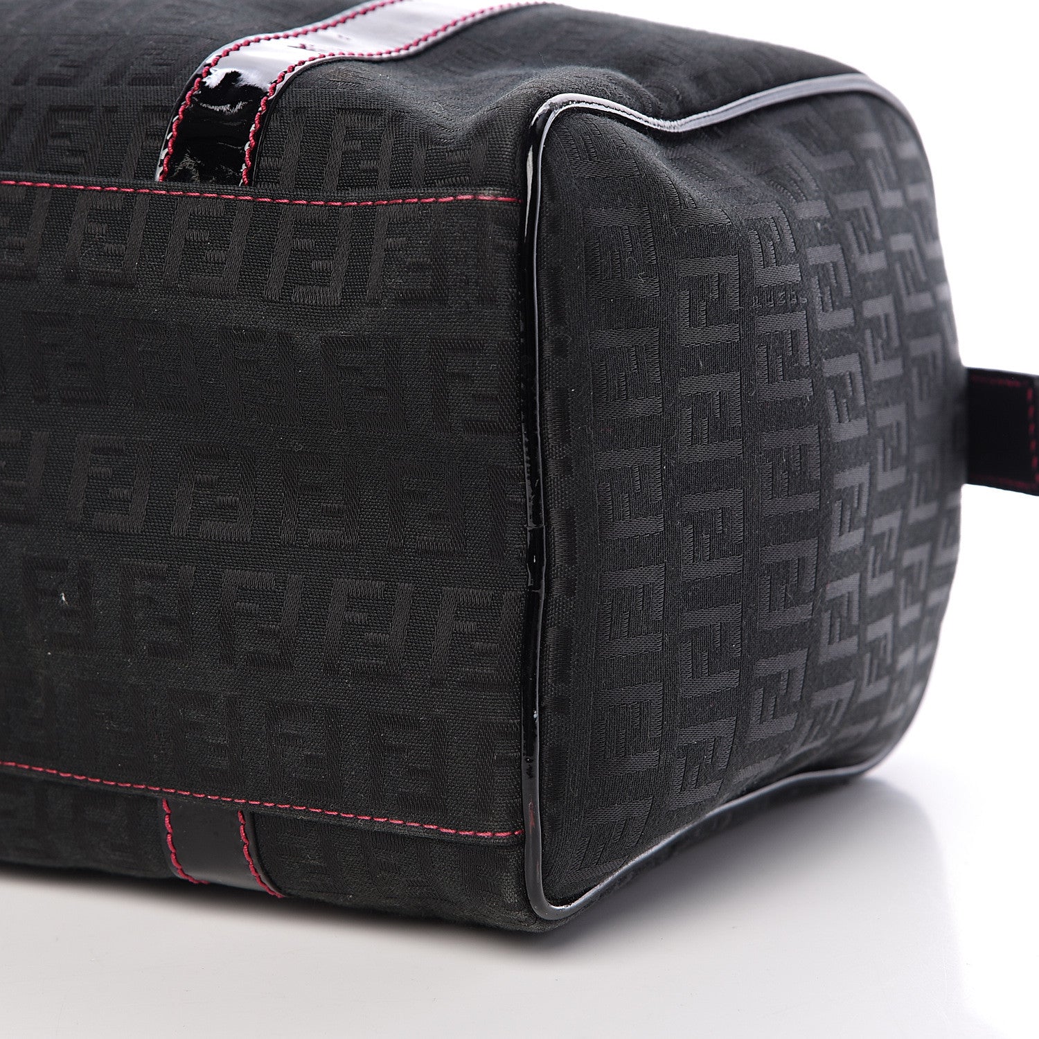 Fendi Zucchino Forever Boston Black Pink 10 of 11