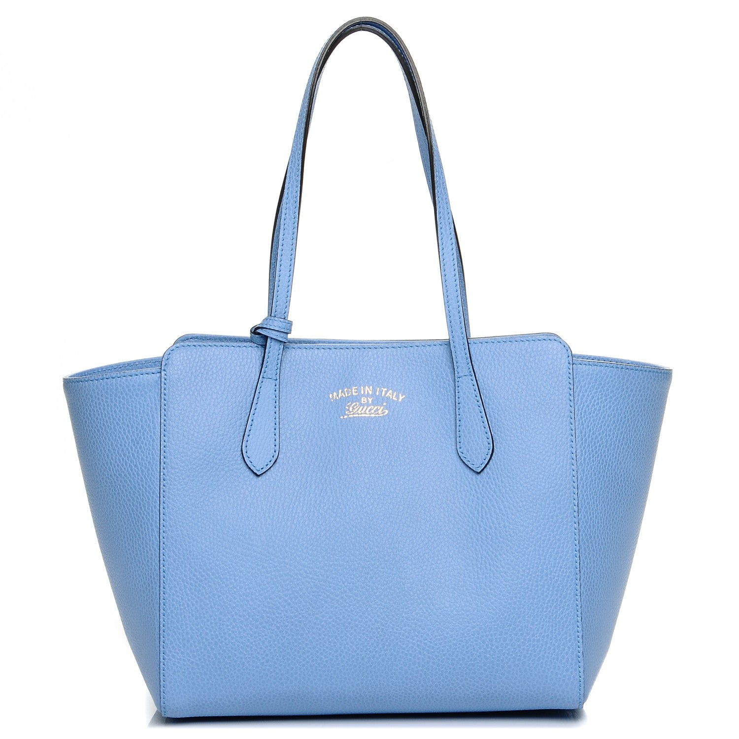 Gucci Dollar Calfskin Small Swing Tote Mineral Blue 1 of 7