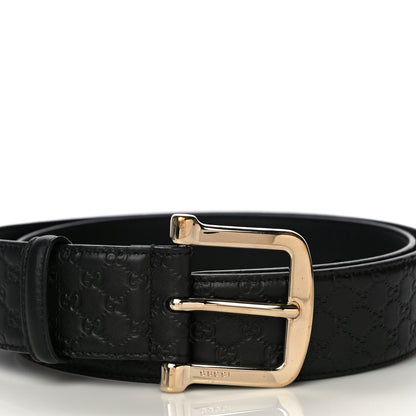 Gucci Soft Microguccissima Margaux Calfskin Belt 90 36 Black 2 of 8