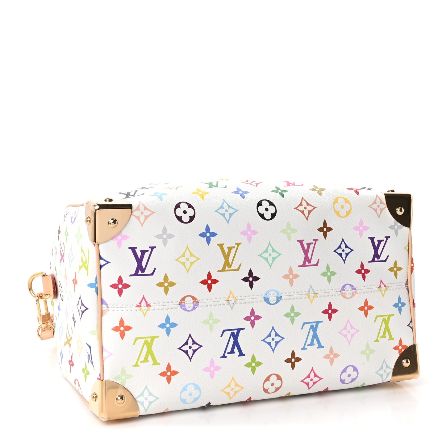 LV X TM Monogram Multicolor Speedy Soft 30 White