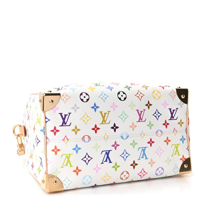 Louis Vuitton LV X TM Monogram Multicolor Speedy Soft 30 White 4 of 9