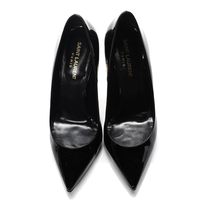 Saint Laurent Patent Opyum 110 Pumps 37.5 Black Gold 5 of 11