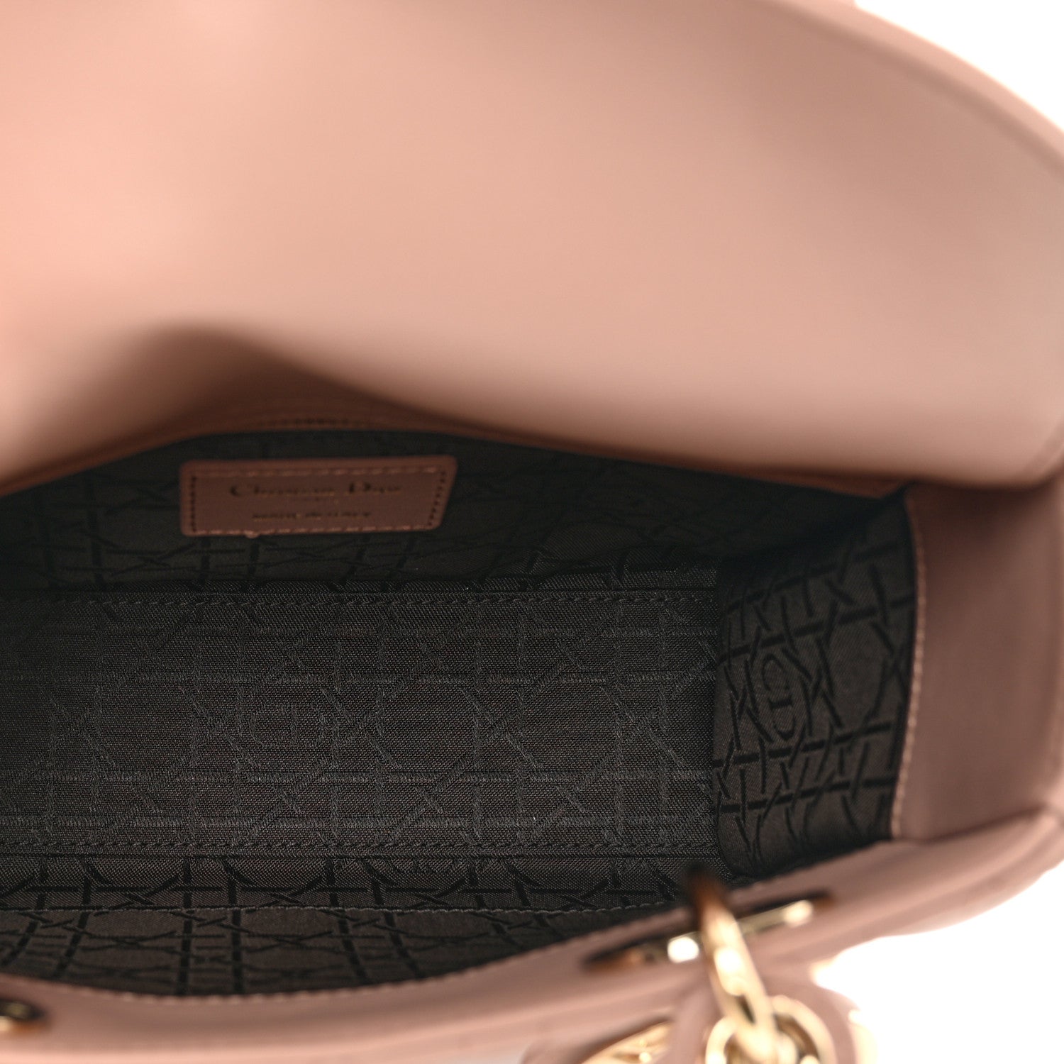 Christian Dior Lambskin Cannage Small My ABCDior Lady Dior Fard 8 of 11