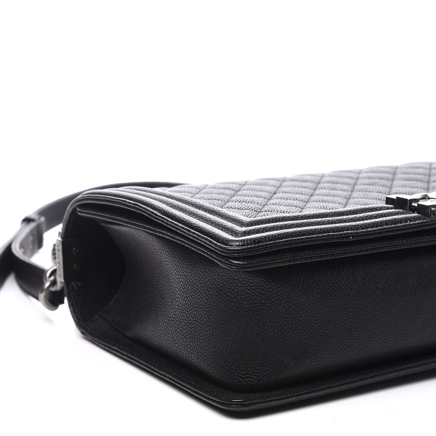 Caviar Quilted New Medium Boy Flap Black