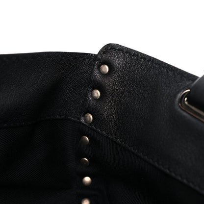 Valentino Garavani Vitello Medium Rockstud Tote Black 14 of 14