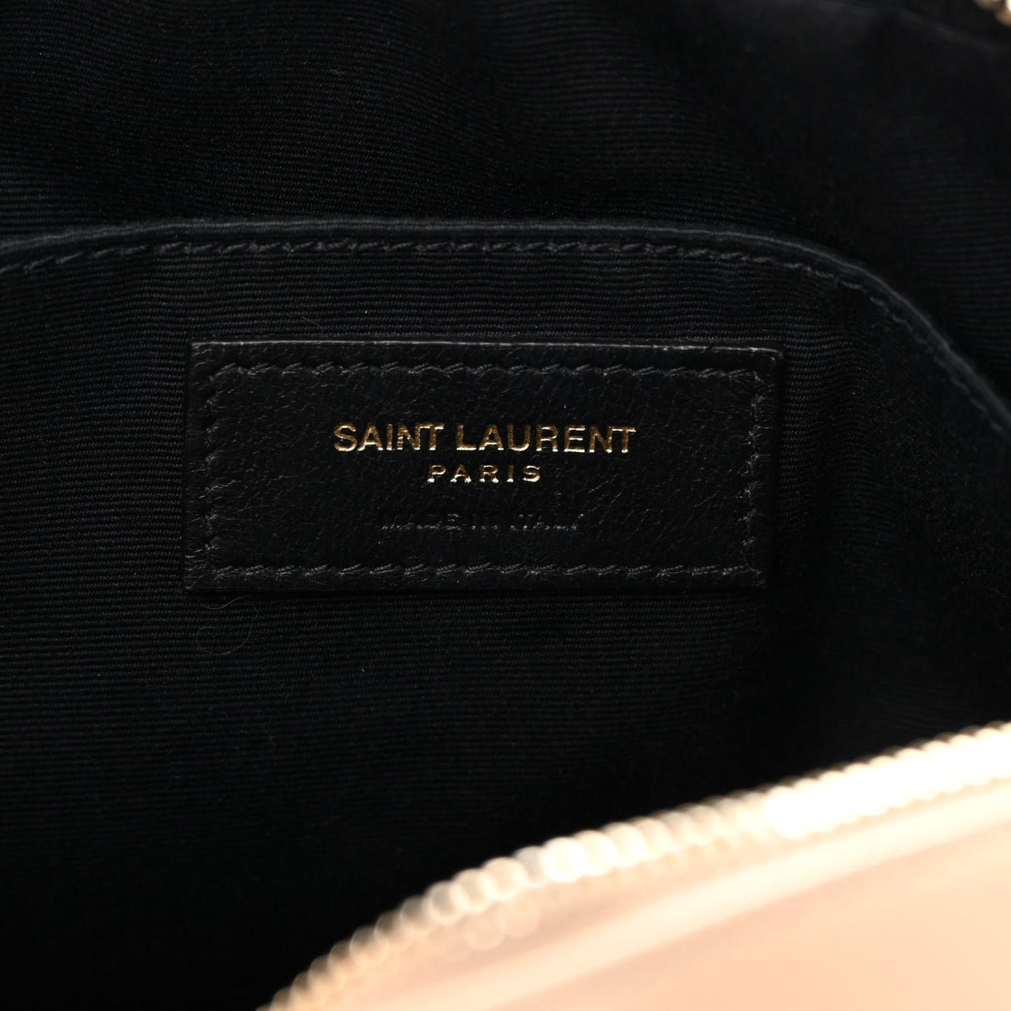 Calfskin Matelasse Monogram Lou Camera Bag Dark Beige