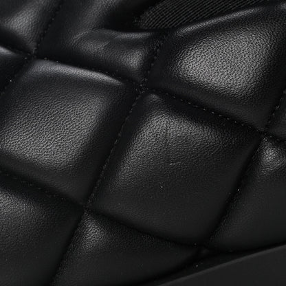 Bottega Veneta Lambskin Quilted Slip On Sneakers 41 Black 12 of 14