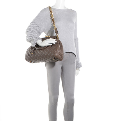 Marc Jacobs Quilted Leather Stam Mouse Grey 2 of 10