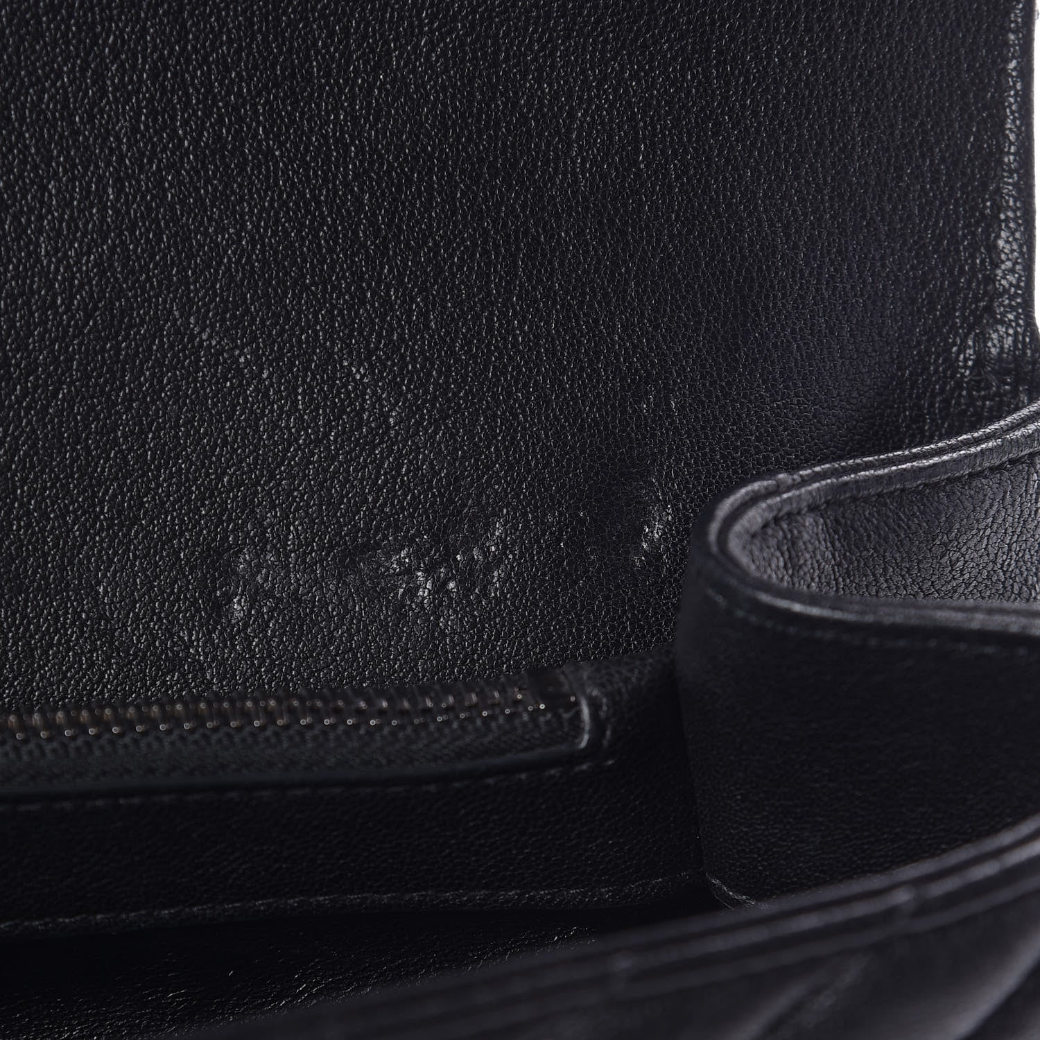 Saint Laurent Sheepskin Matelasse Chevron Monogram Large College Satchel Black 7 of 12
