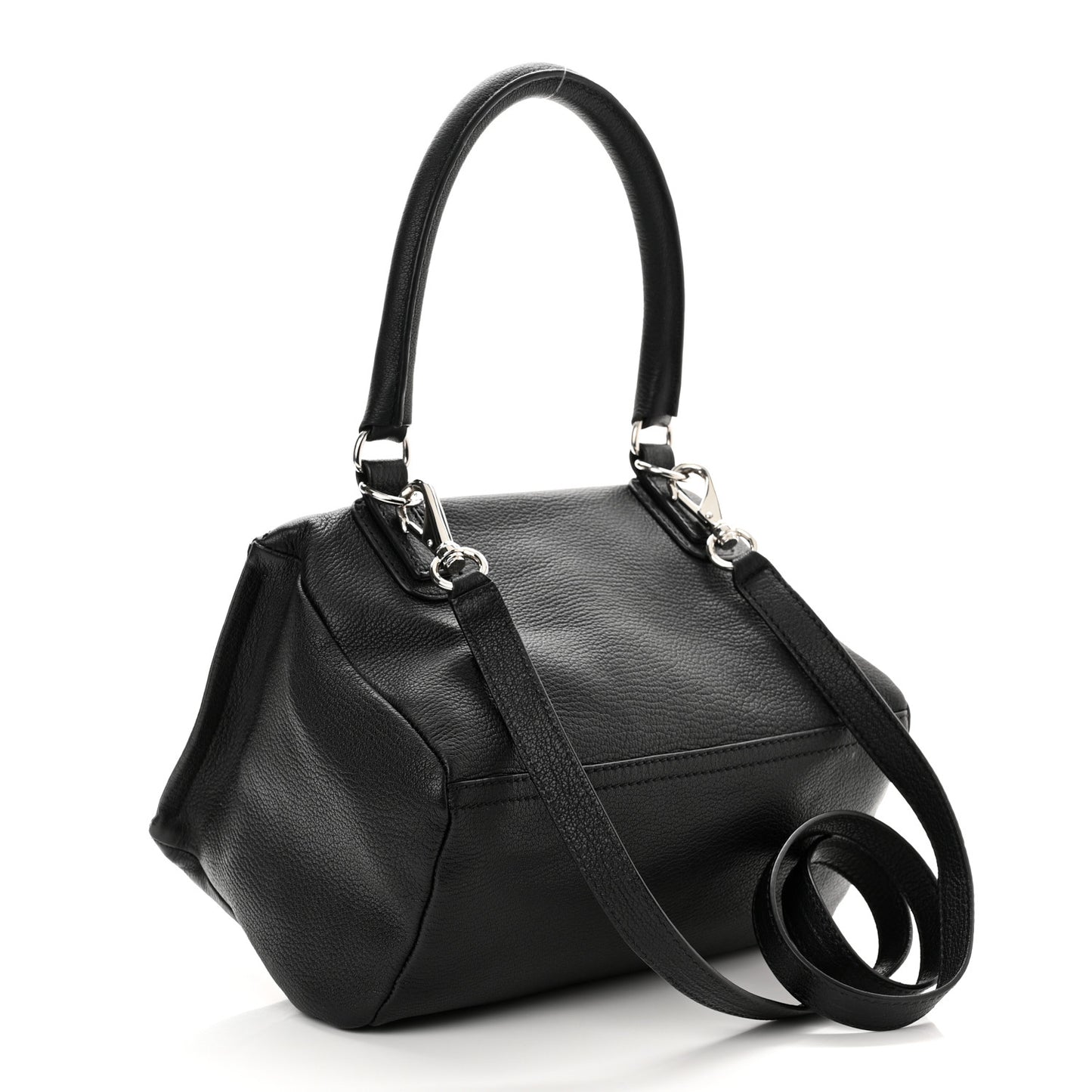 Sugar Goatskin Small Pandora Black