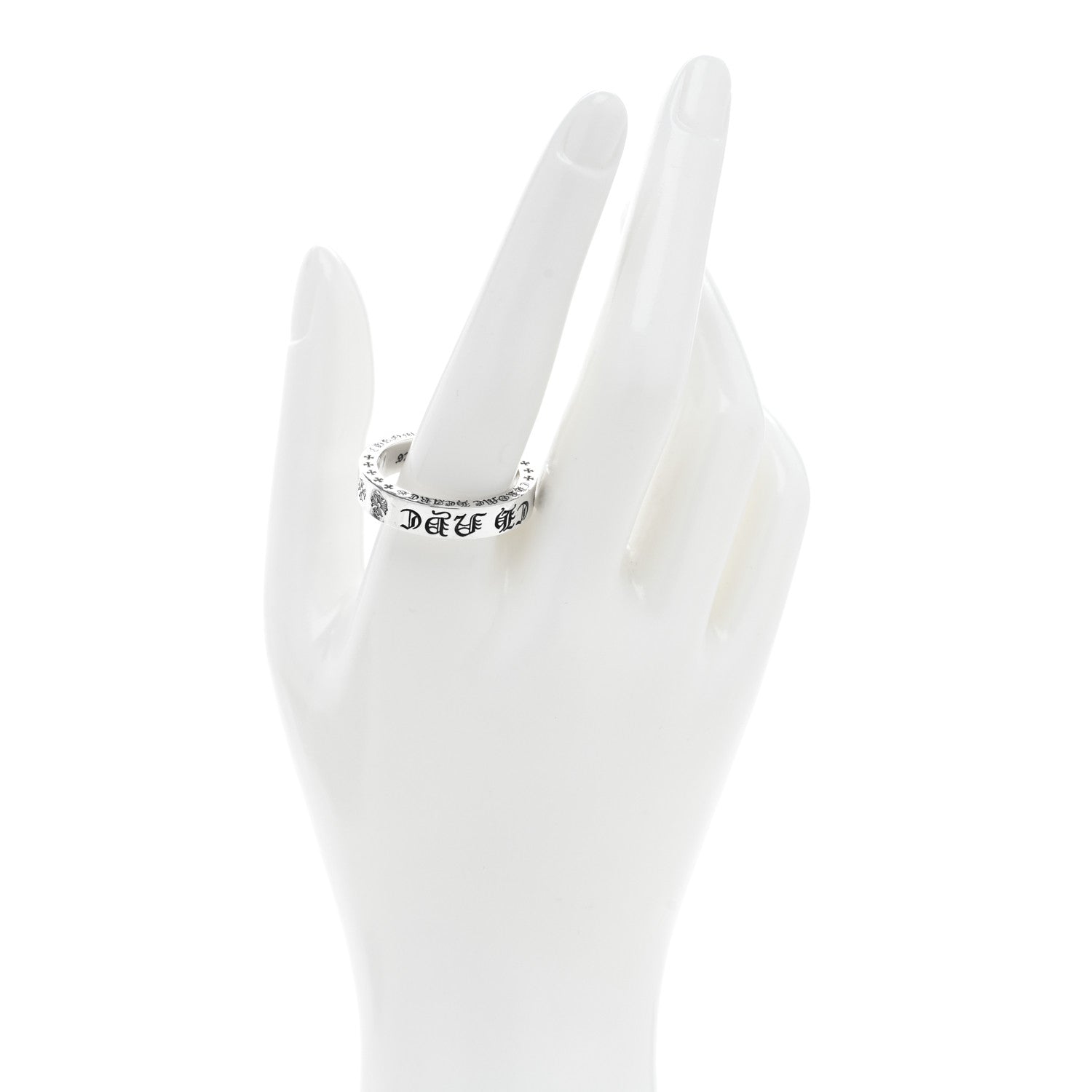 Chrome Hearts spacer NYC リング Chrome Hearts Sterling Silver CH NYC Spacer Ring 69 12.5 1549397
