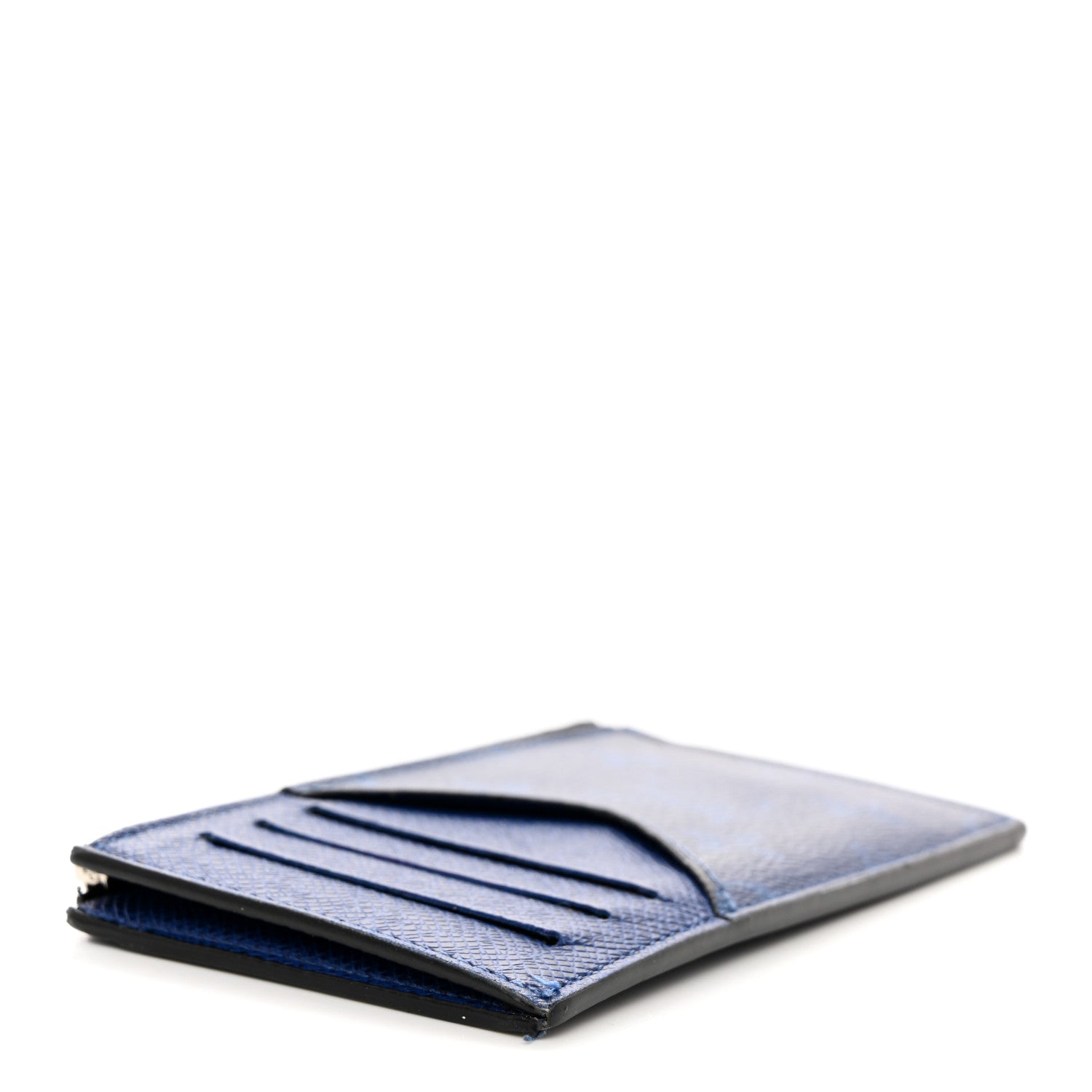 Louis Vuitton Monogram Taiga Coin Card Holder Cobalt 4 of 11