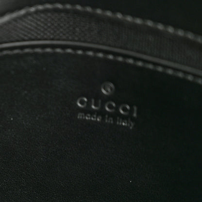 Gucci Calfskin Matelasse Monochrome Mini GG Marmont Shoulder Bag Black 11 of 12