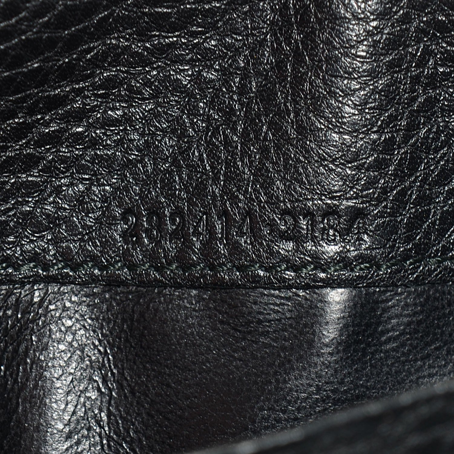 Gucci Pebbled Calfskin Large Soho Continental Wallet Black 8 of 8