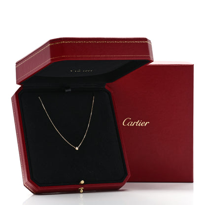Cartier 18K Yellow Gold Diamond XS D'Amour Pendant Necklace 6 of 6