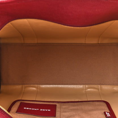Marc Jacobs Grained Calfskin Large The Tote Bag Cherry 5 of 11