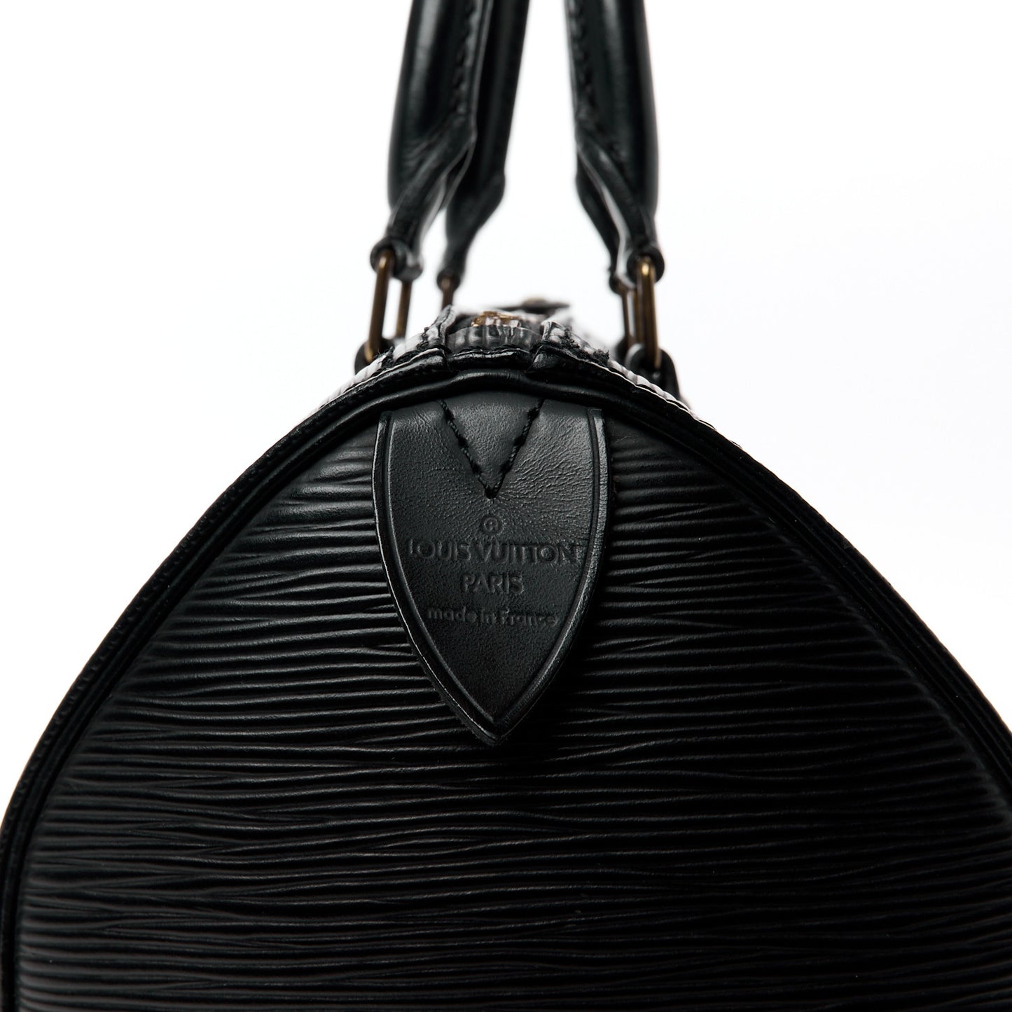 LOUIS VUITTON Epi Speedy 25 Black