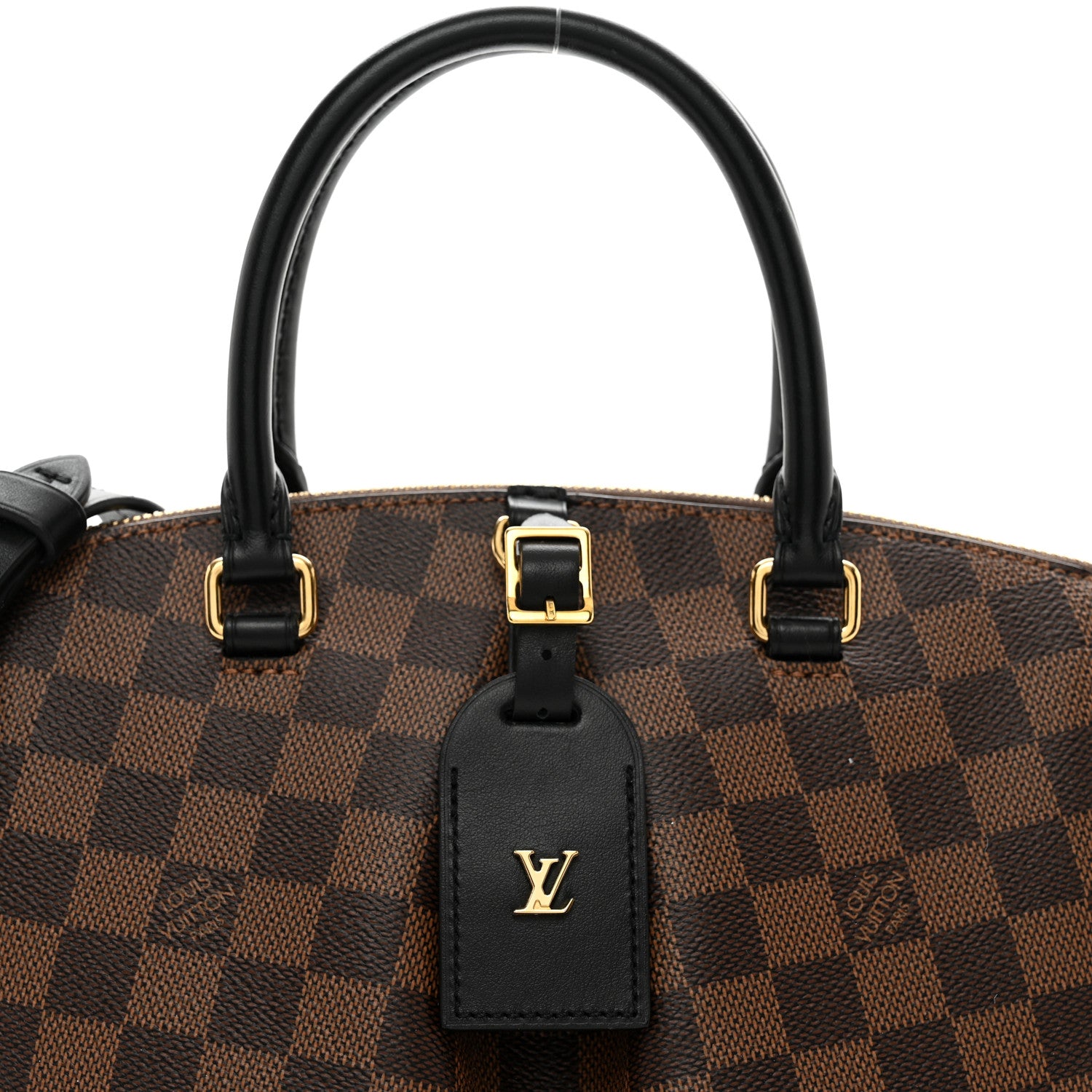 Louis Vuitton Damier Ebene Odeon Tote PM Black 5 of 10