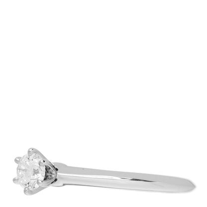 Tiffany Platinum Diamond .31ct Solitaire Engagement Ring 51 5.75 3 of 6