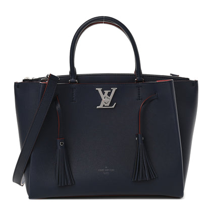 Louis Vuitton Calfskin Lockmeto Marine Rouge 1 of 9