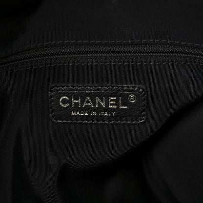 Chanel Calfskin Quilted Large Chain Me Hobo Black 6 of 10