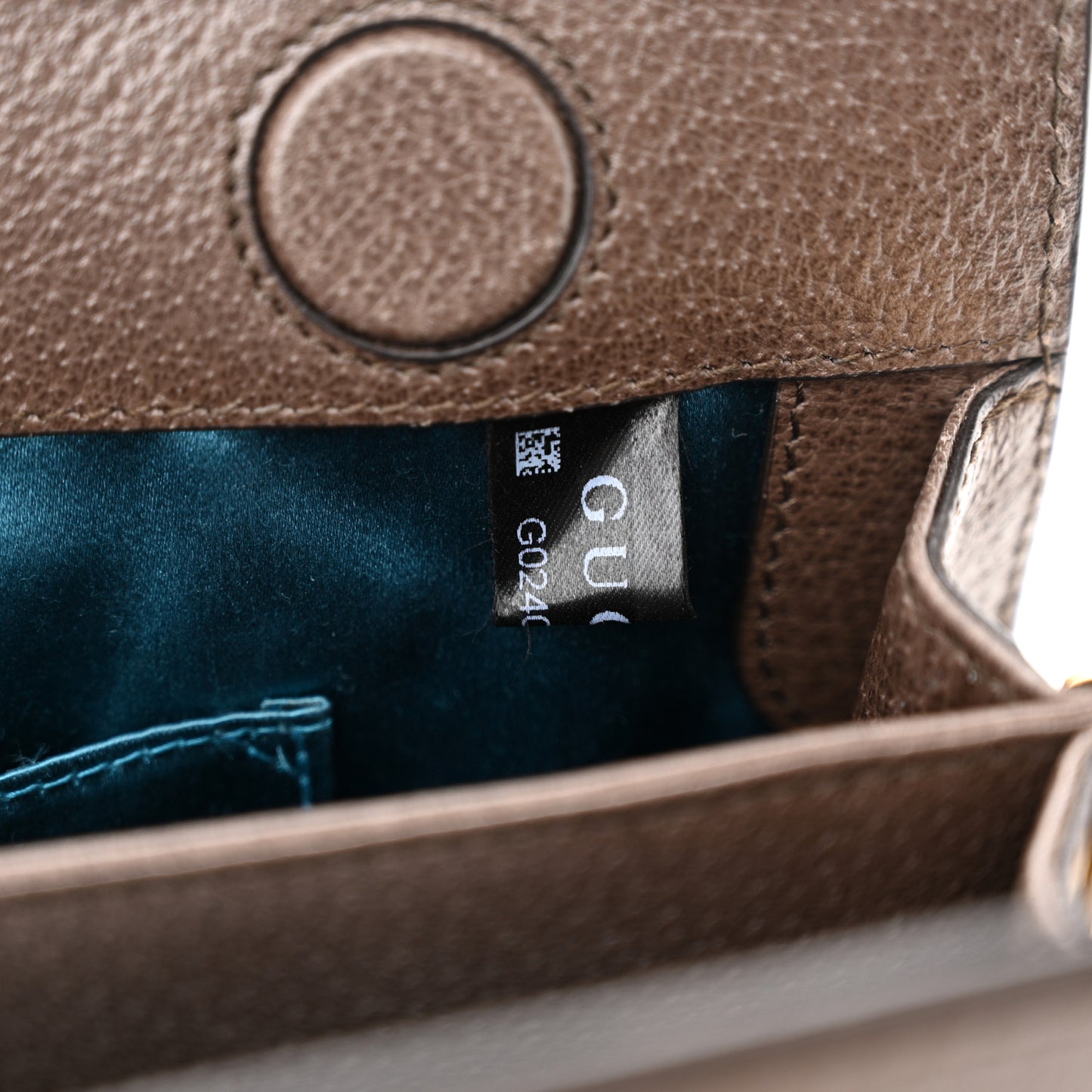 GG Supreme Monogram Web Small Ophidia Chain Shoulder Bag Brown