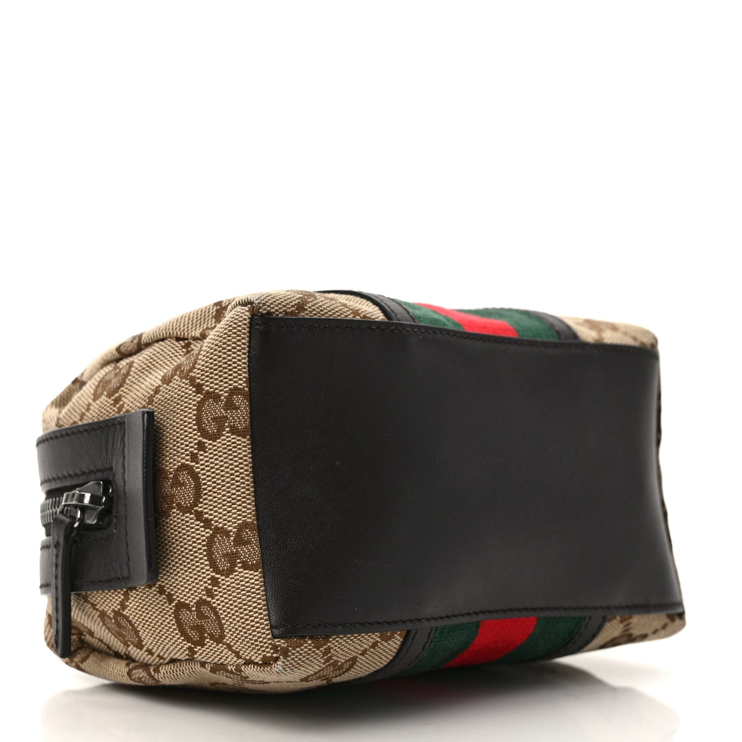 Monogram Web Small Cosmetic Case Dark Brown