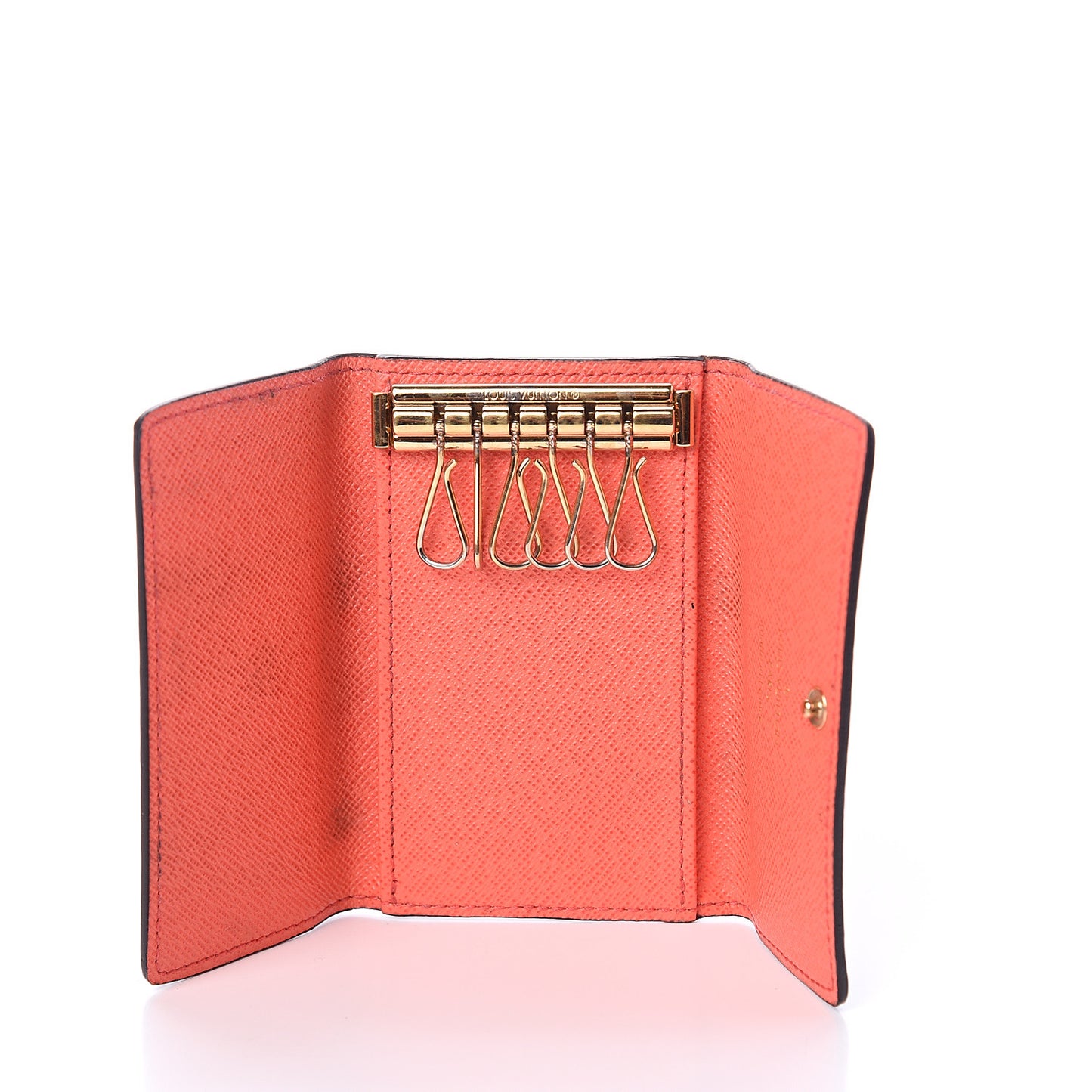 Monogram 6 Key Multicles Holder Poppy