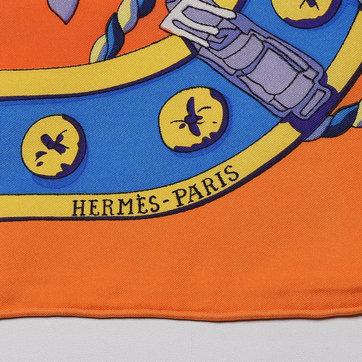 Hermes Silk Ronds De Marche Scarf 90 3 of 10