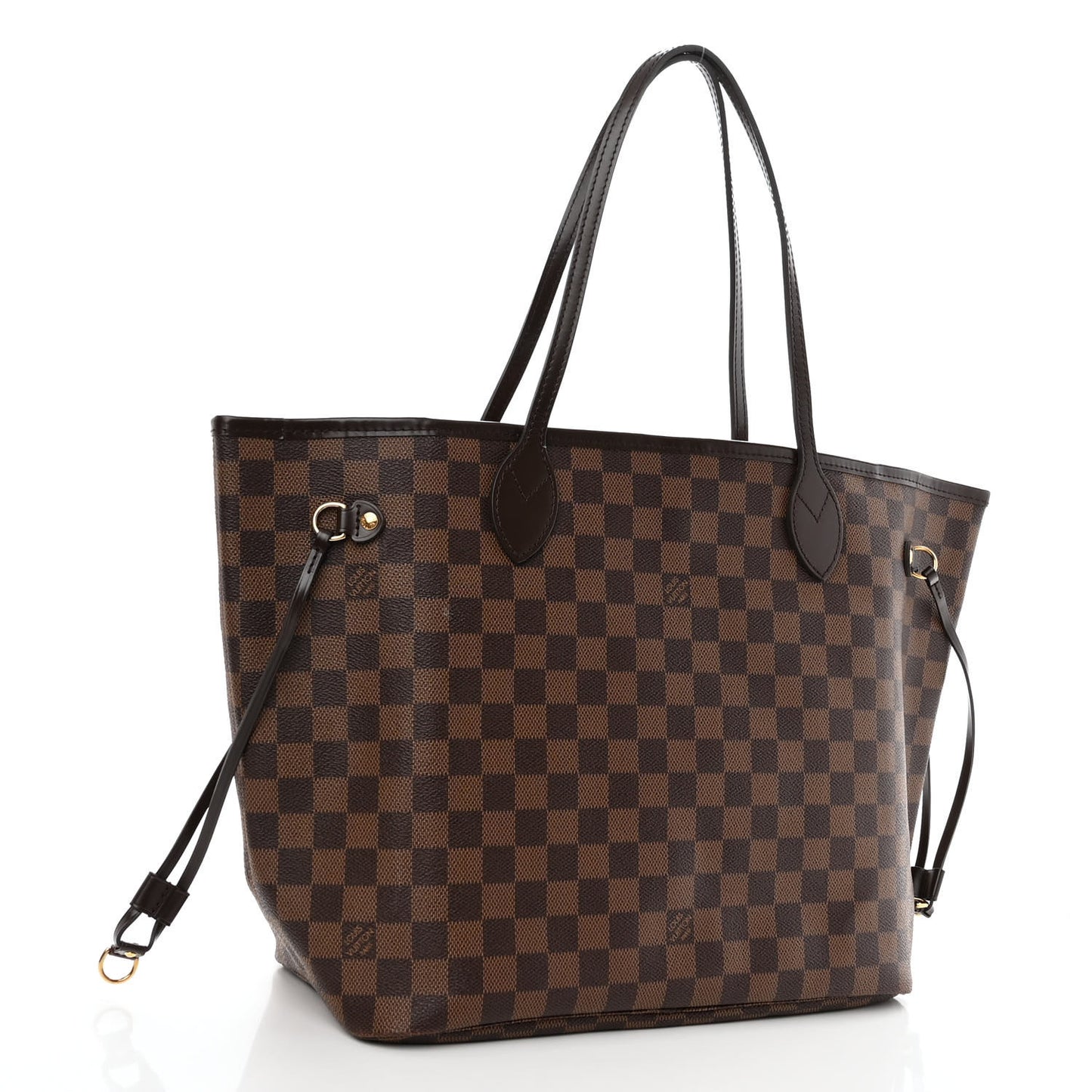 Damier Ebene Neo Neverfull MM Rose Ballerine
