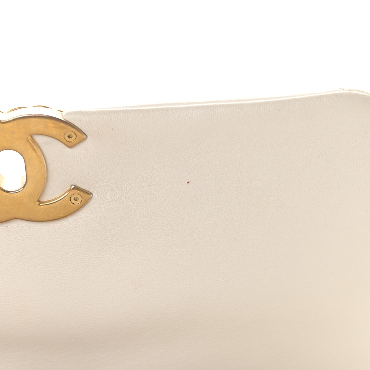 Goatskin Quilted Medium Chanel 19 Flap White