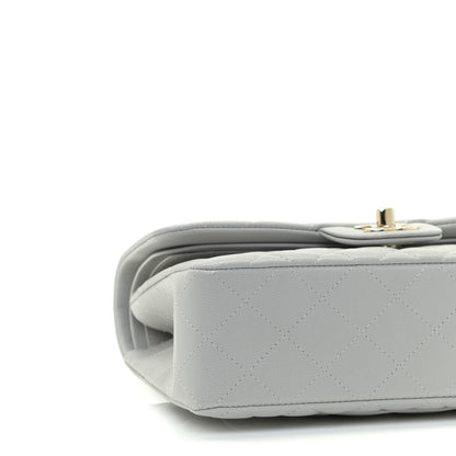 Chanel Caviar Quilted Small Double Flap Grey 5 of 11