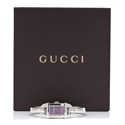 Gucci Stainless Steel Pink Mother of Pearl 16mm 6800L Quartz Watch 5 of 5