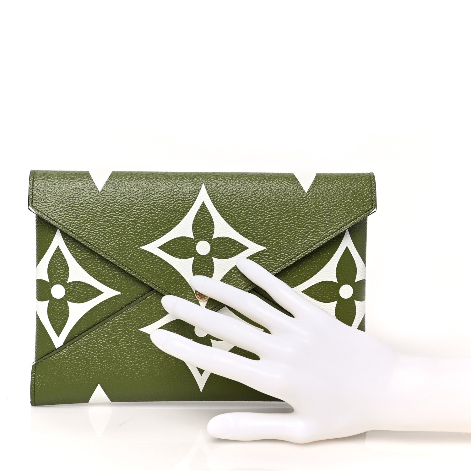 Louis Vuitton Monogram Giant Large Kirigami Pochette Kaki 2 of 6