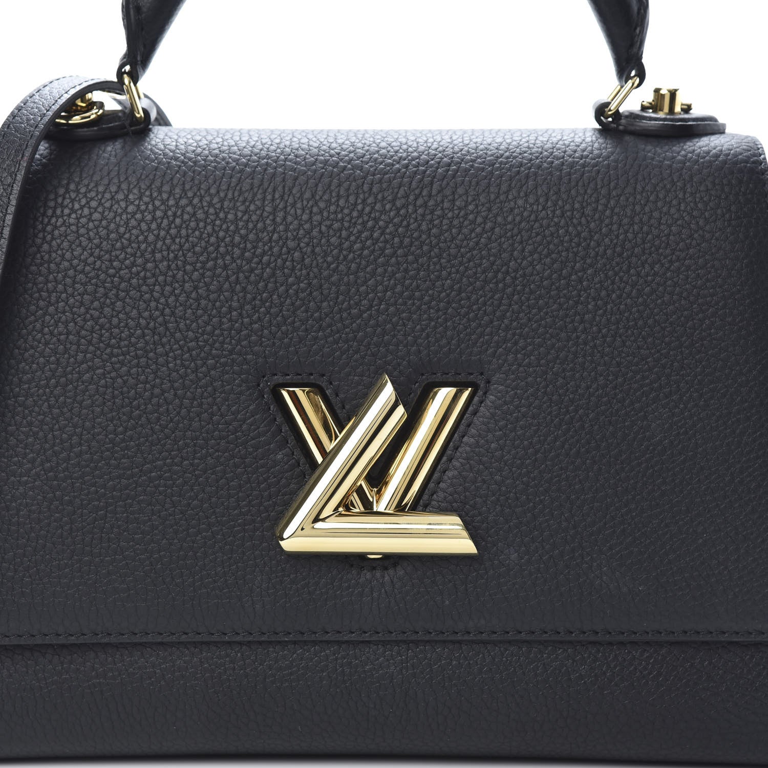 Louis Vuitton Taurillon Twist One Handle MM Black 10 of 14