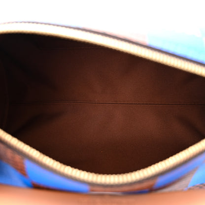Louis Vuitton Damier Pop Soft Polochon PM Blue 5 of 10