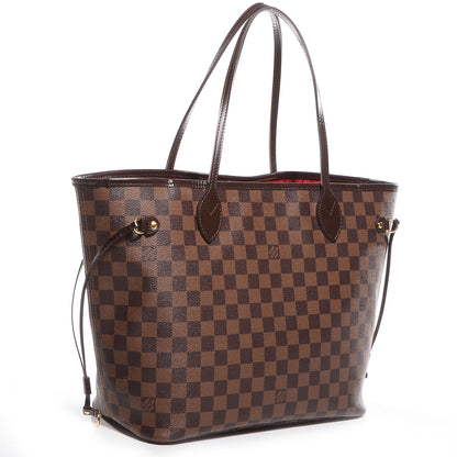 Louis Vuitton Damier Ebene Neverfull MM 3 of 9