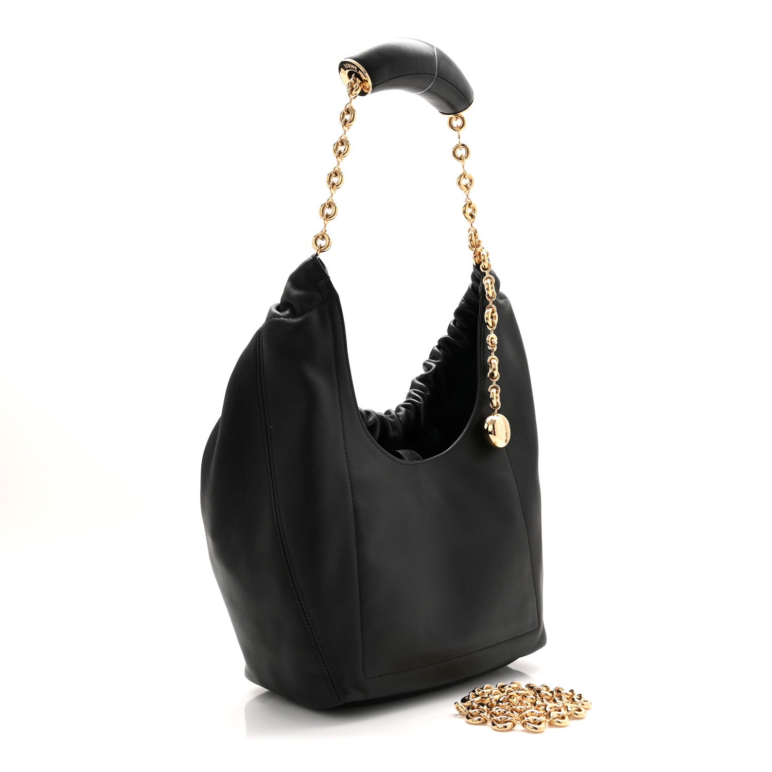 Loewe Nappa Small Squeeze Bag Black 3 of 9